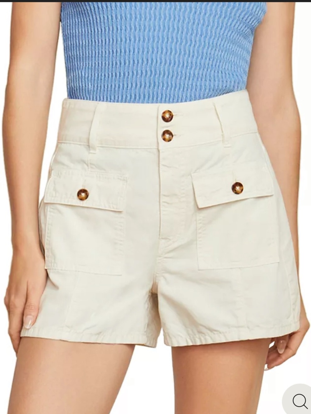 Veronica Beard Abigail Patch Pocket Shorts